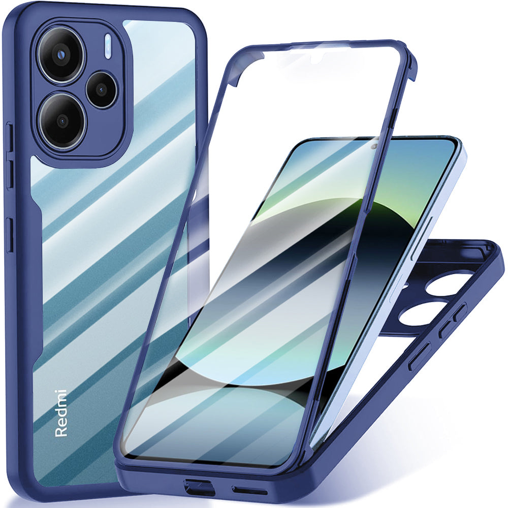 Cover til Xiaomi Redmi Note 14 4G (Standard), Techsuit, ColorVerse 360, Blå