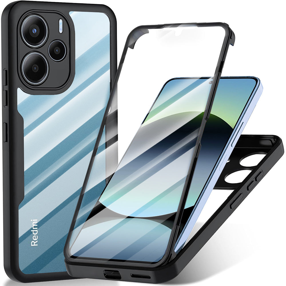 Cover til Xiaomi Redmi Note 14 4G (Standard), Techsuit, ColorVerse 360, Sort
