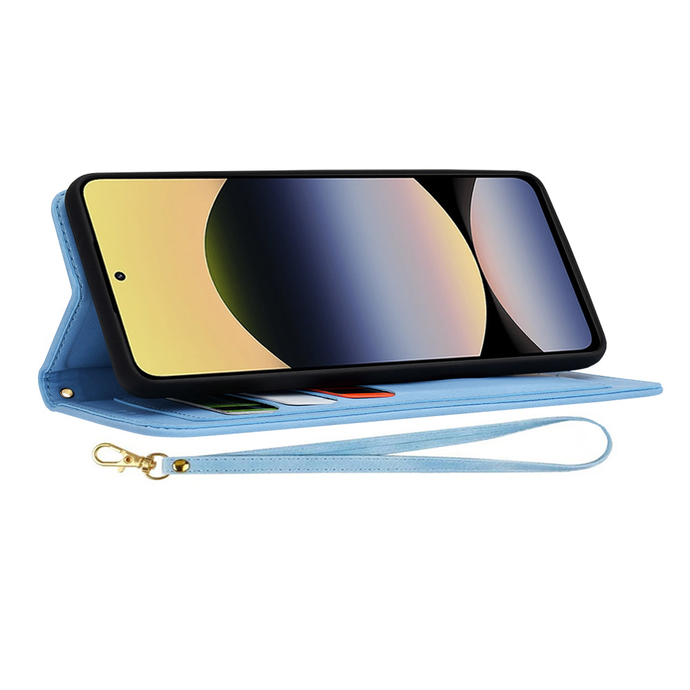 Cover til Xiaomi Redmi Note 14 4G (Standard), Techsuit, FlipCraft, Blå