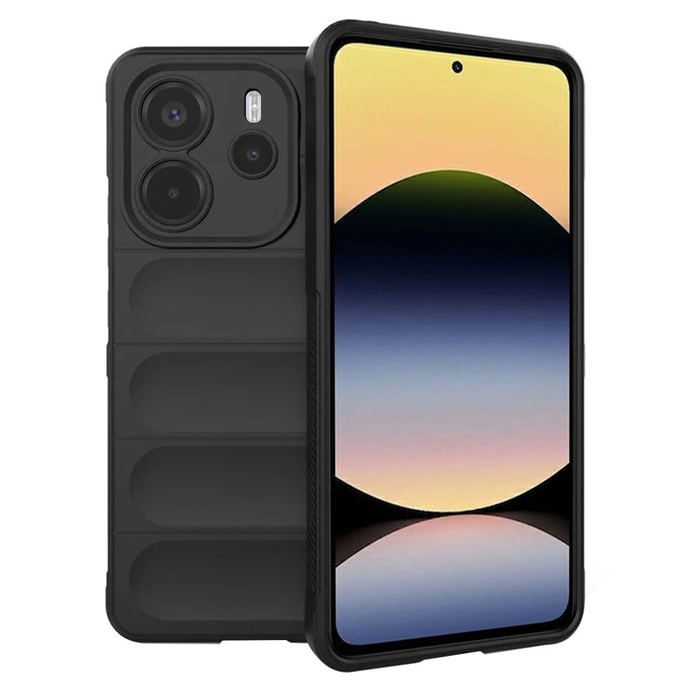 Cover til Xiaomi Redmi Note 14 4G (Standard), Techsuit, Magic Shield, Sort