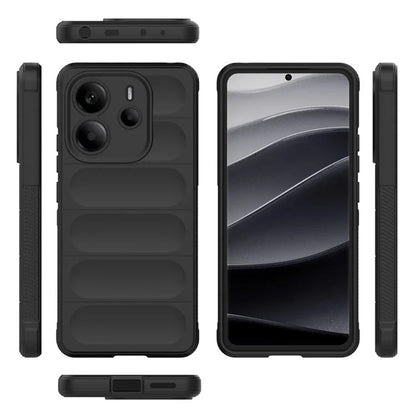 Cover til Xiaomi Redmi Note 14 4G (Standard), Techsuit, Magic Shield, Sort