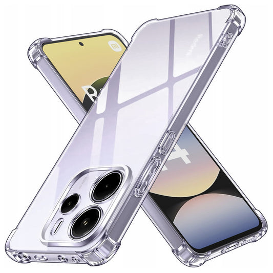 Cover til Xiaomi Redmi Note 14 4G (Standard), Techsuit, Stødsikker Klar, Transparent