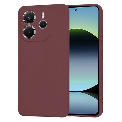 Cover til Xiaomi Redmi Note 14 4G (Standard), Techsuit, SoftFlex, Vinrød