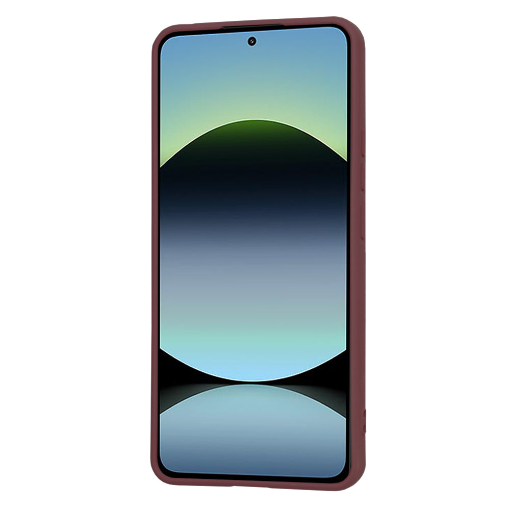 Cover til Xiaomi Redmi Note 14 4G (Standard), Techsuit, SoftFlex, Vinrød
