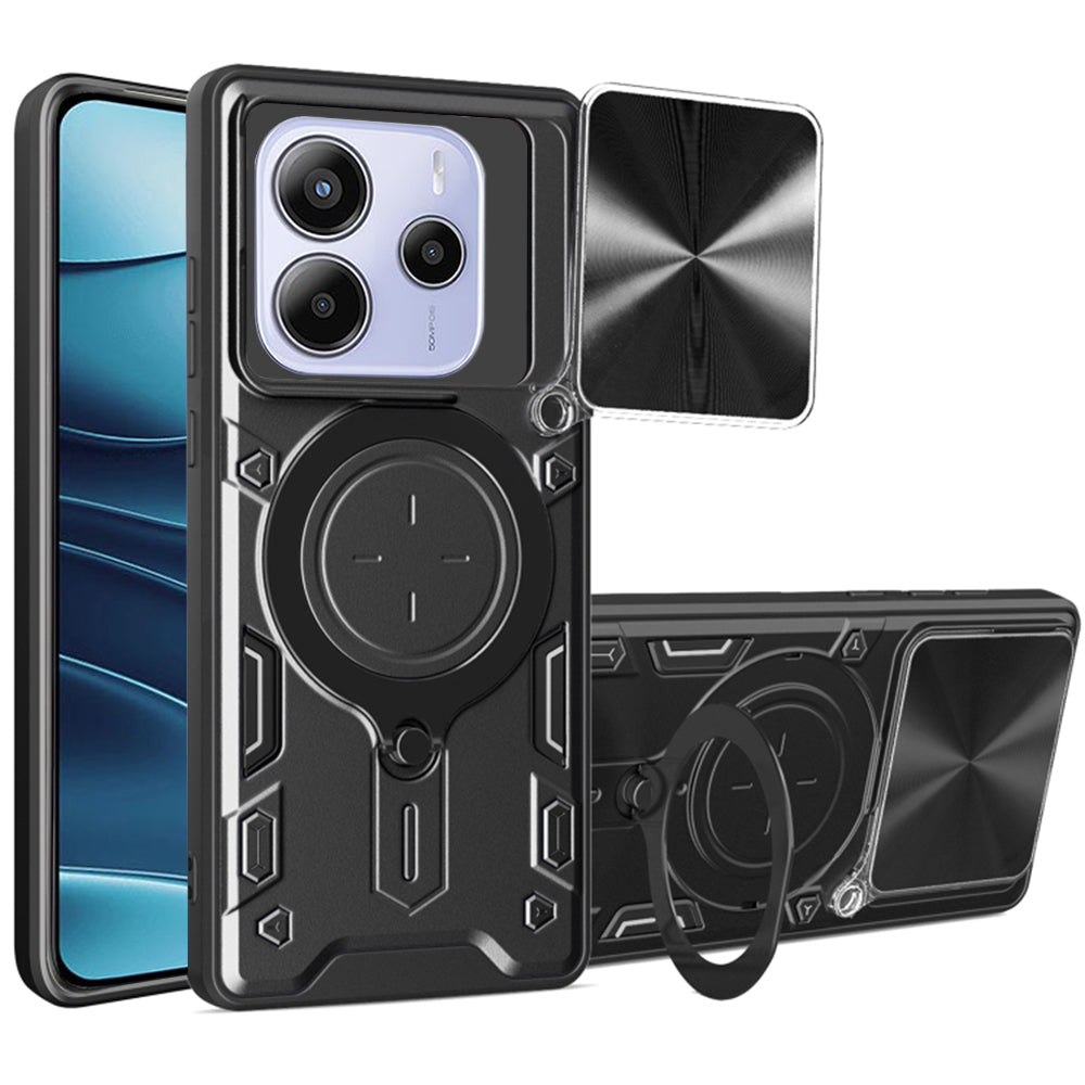 Cover til Xiaomi Redmi Note 14 5G, Techsuit, CamGuard Pro, Sort