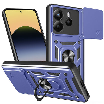 Cover til Xiaomi Redmi Note 14 5G, Techsuit, CamShield, Blå