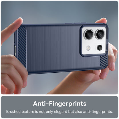 Cover til Xiaomi Redmi Note 14 5G, Techsuit, Carbon, Sort