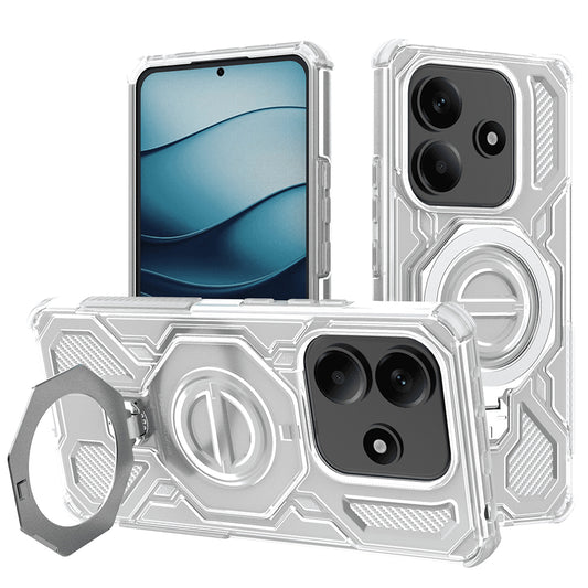 Case for Xiaomi Redmi Note 14 5G, Techsuit, Carbon Shield Pro, White