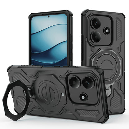 Cover til Xiaomi Redmi Note 14 5G, Techsuit, Carbon Shield Pro, Sort