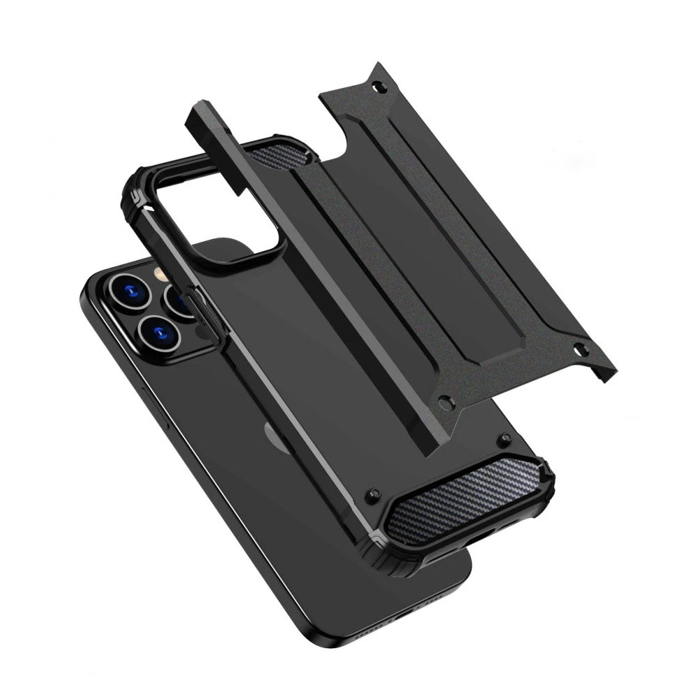 Cover til Xiaomi Redmi Note 14 5G, Techsuit, Hybrid Armor, Sort