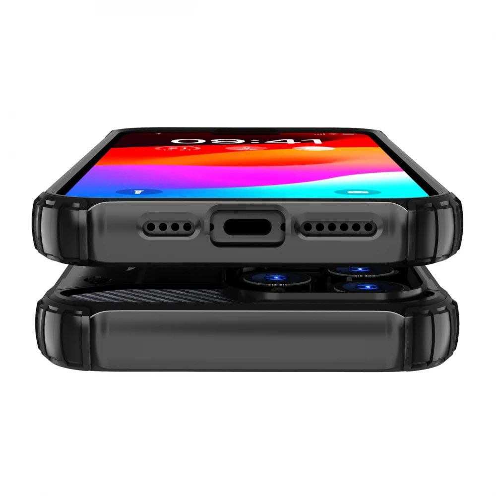 Cover til Xiaomi Redmi Note 14 5G, Techsuit, Hybrid Armor, Sort