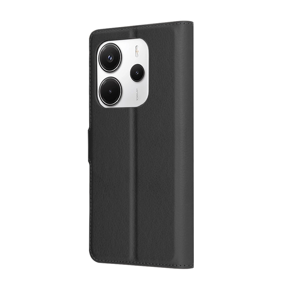 Cover til Xiaomi Redmi Note 14 5G, Techsuit, Leather Folio, Sort