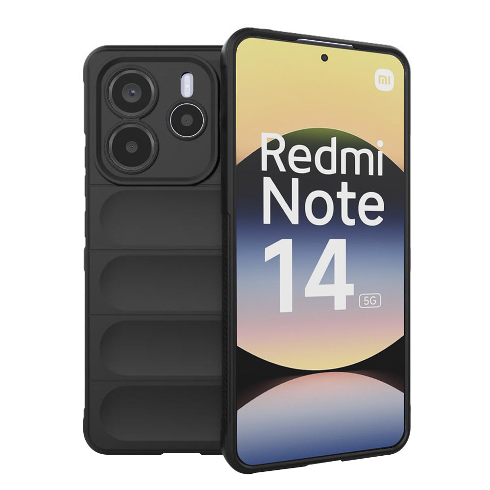 Cover til Xiaomi Redmi Note 14 5G, Techsuit, Magic Shield, Sort