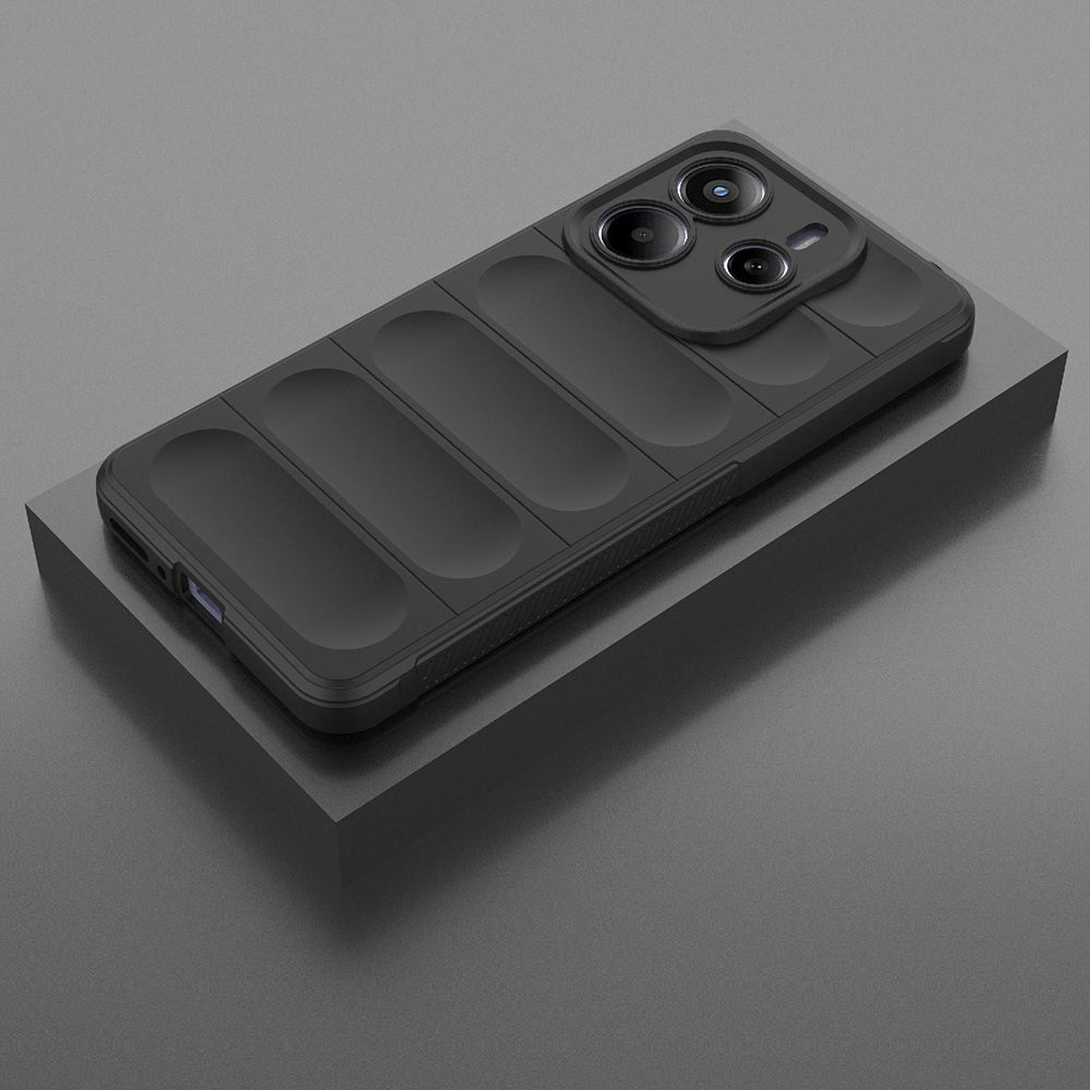 Cover til Xiaomi Redmi Note 14 5G, Techsuit, Magic Shield, Sort