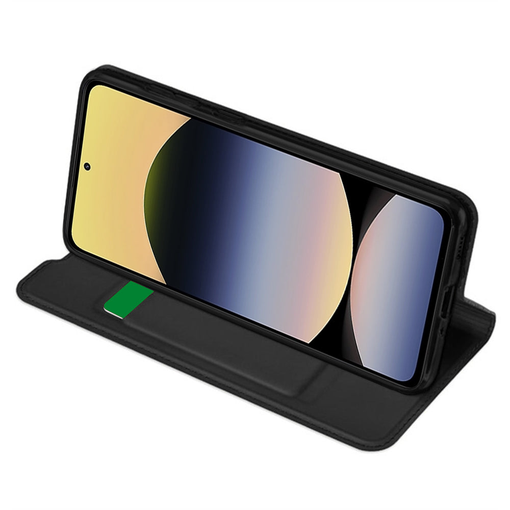 Cover til Xiaomi Redmi Note 14 5G, Techsuit, Magskin Book, Sort
