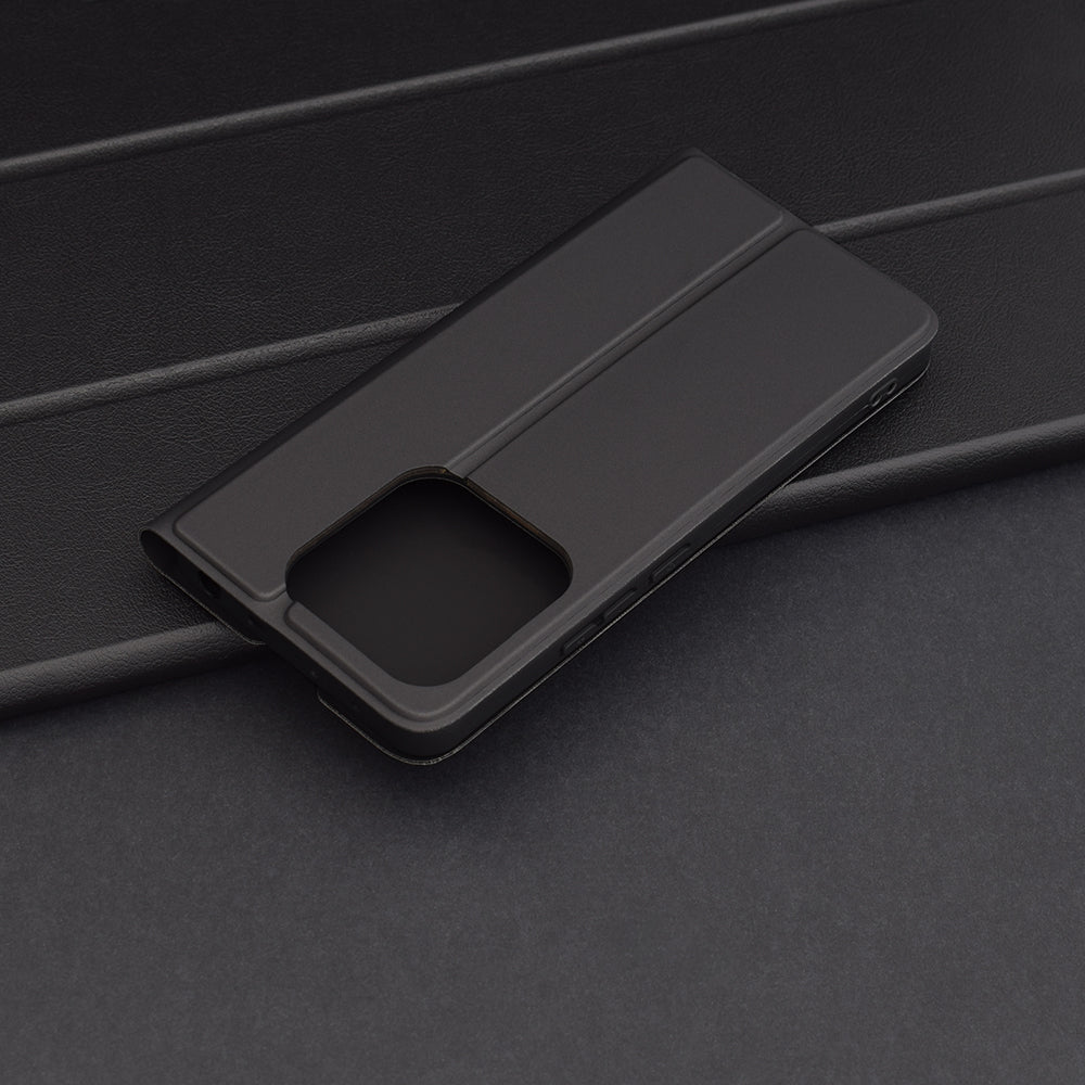 Cover til Xiaomi Redmi Note 14 5G, Techsuit, Magskin Book, Sort