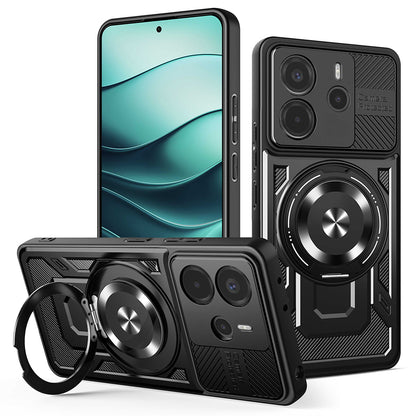 Cover til Xiaomi Redmi Note 14 5G, Techsuit, RuggedCam, Sort