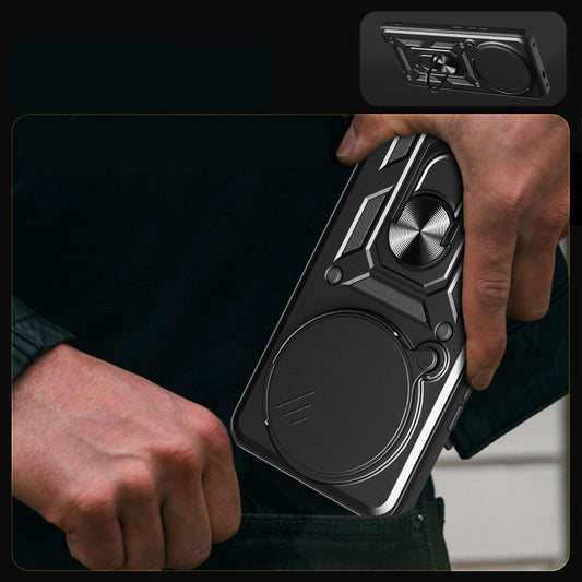 Cover til Xiaomi Redmi Note 14 Pro 4G, Techsuit, CamShield, Sort