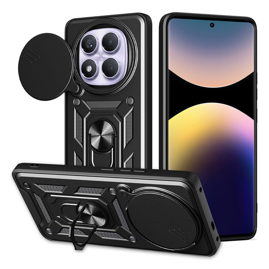 Cover til Xiaomi Redmi Note 14 Pro 4G, Techsuit, CamShield, Sort