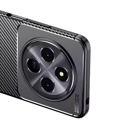 Cover til Xiaomi Redmi Note 14 Pro 4G, Techsuit, CarbonFiber, Sort