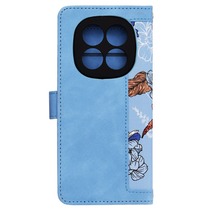 Cover til Xiaomi Redmi Note 14 Pro 4G, Techsuit, FlipCraft, Blå