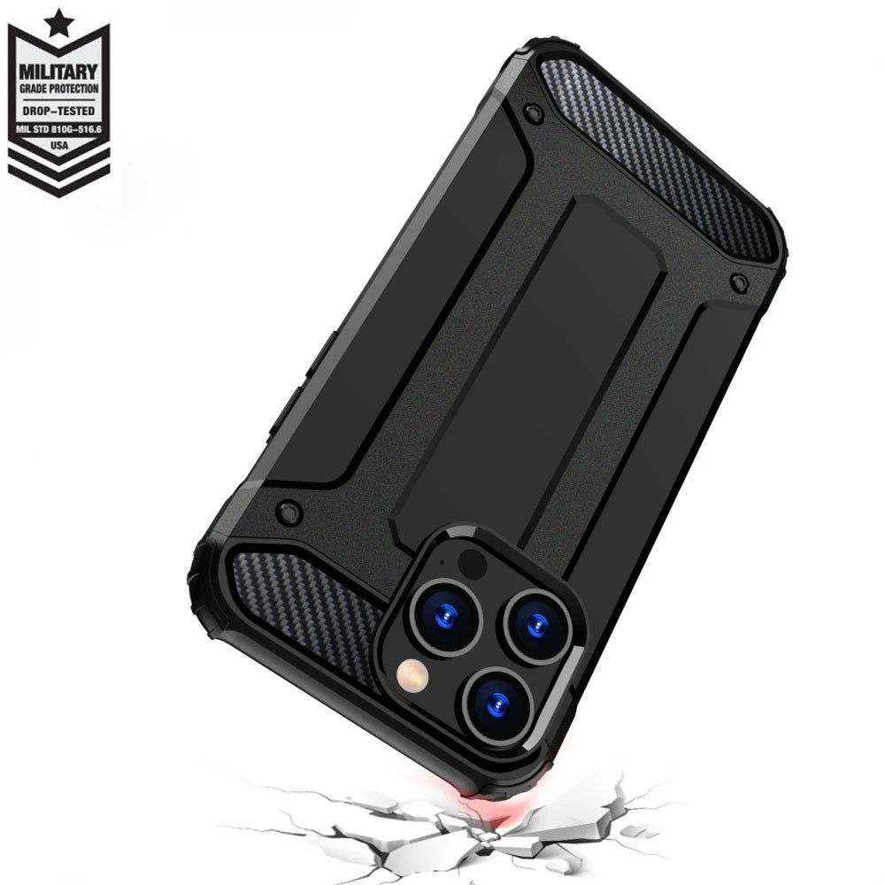 Cover til Xiaomi Redmi Note 14 Pro 4G, Techsuit, Hybrid Armor, Sort