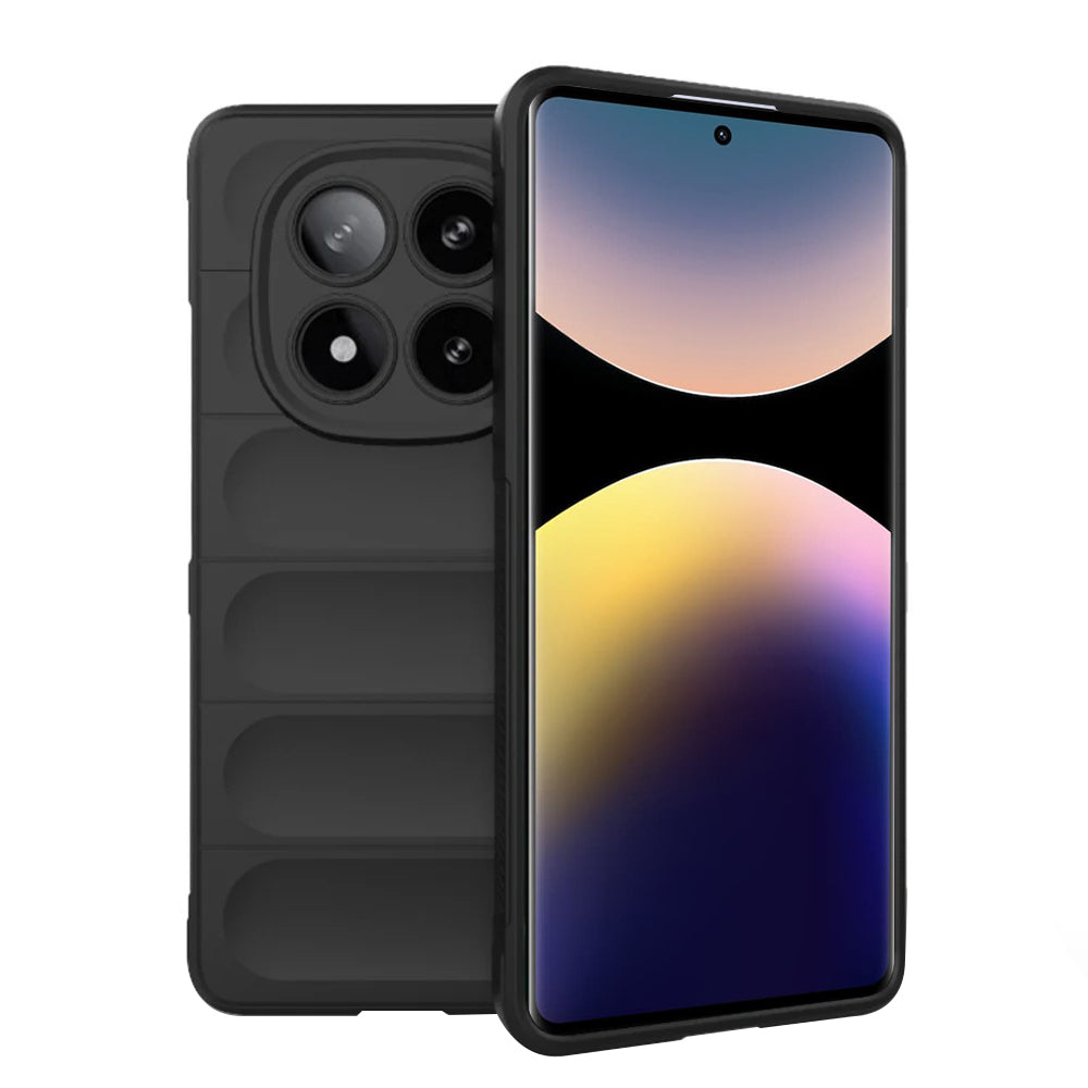 Cover til Xiaomi Redmi Note 14 Pro 4G, Techsuit, Magic Shield, Sort