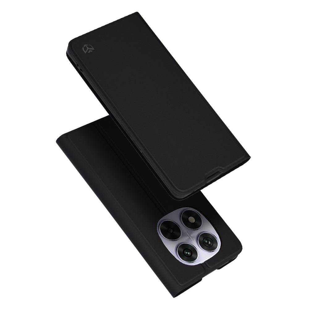 Cover til Xiaomi Redmi Note 14 Pro 4G, Techsuit, Magskin Book, Sort