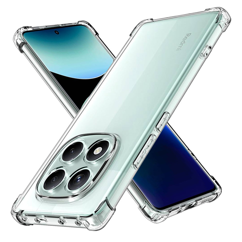 Cover til Xiaomi Redmi Note 14 Pro 4G, Techsuit, Stødabsorberende Klar, Transparent