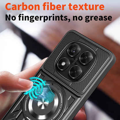 Cover til Xiaomi Redmi Note 14 Pro+ 5G / Note 14 Pro 5G / Poco X7, Techsuit, RuggedCam, Grå