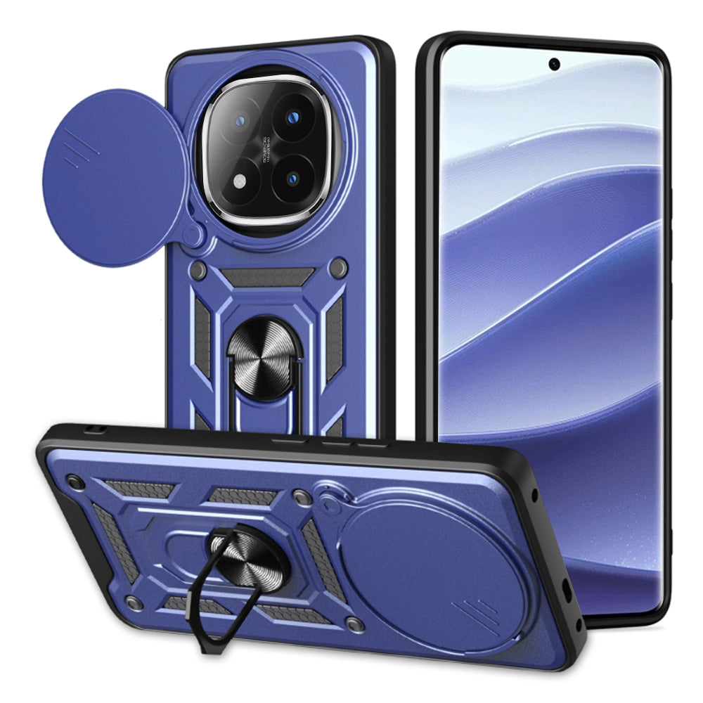 Cover til Xiaomi Redmi Note 14 Pro+ 5G, Techsuit, CamShield, Blå