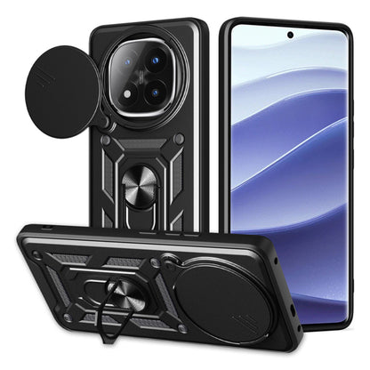 Cover til Xiaomi Redmi Note 14 Pro+ 5G, Techsuit, CamShield, Sort
