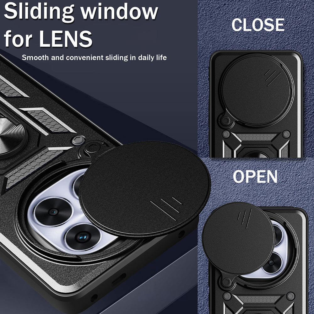 Cover til Xiaomi Redmi Note 14 Pro+ 5G, Techsuit, CamShield, Sort