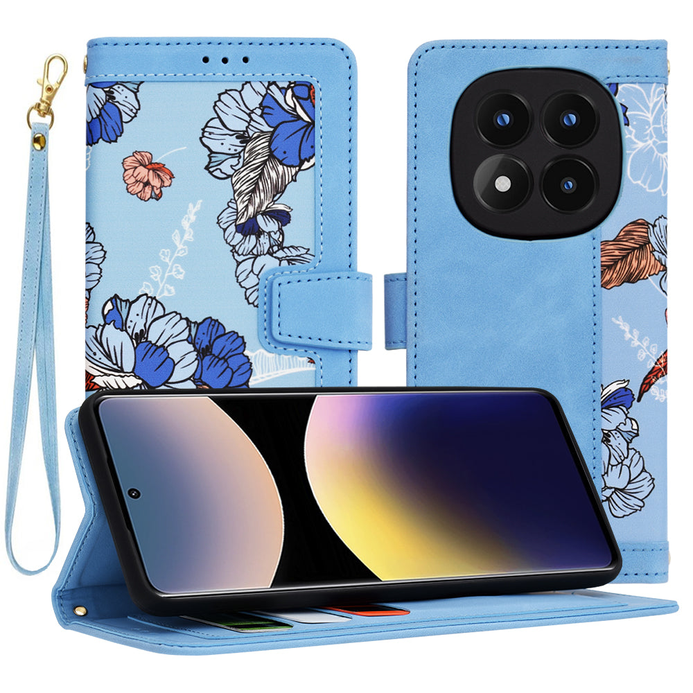 Cover til Xiaomi Redmi Note 14 Pro+ 5G, Techsuit, FlipCraft, Blå