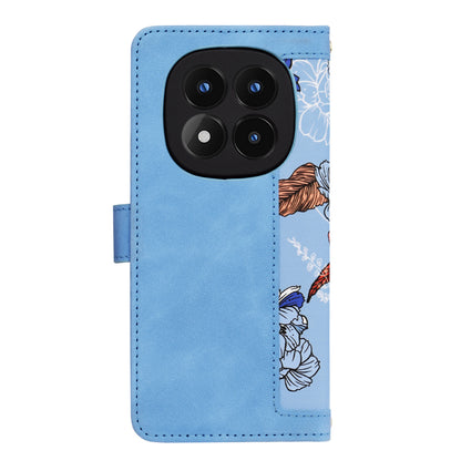 Cover til Xiaomi Redmi Note 14 Pro+ 5G, Techsuit, FlipCraft, Blå