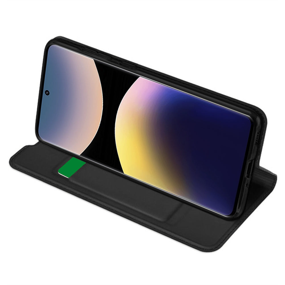 Cover til Xiaomi Redmi Note 14 Pro+ 5G, Techsuit, Magskin Book, Sort