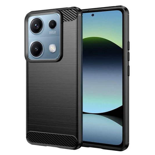 Cover til Xiaomi Redmi Note 14S, Techsuit, Carbon, Sort