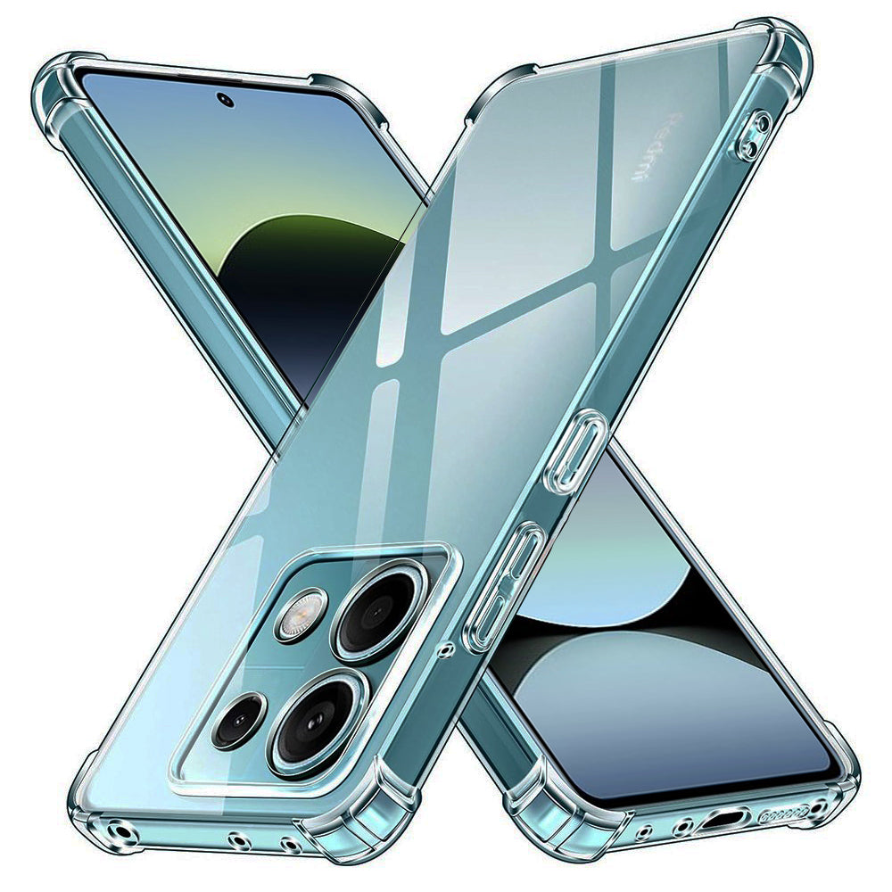 Cover til Xiaomi Redmi Note 14S, Techsuit, Stødabsorberende Klar, Transparent