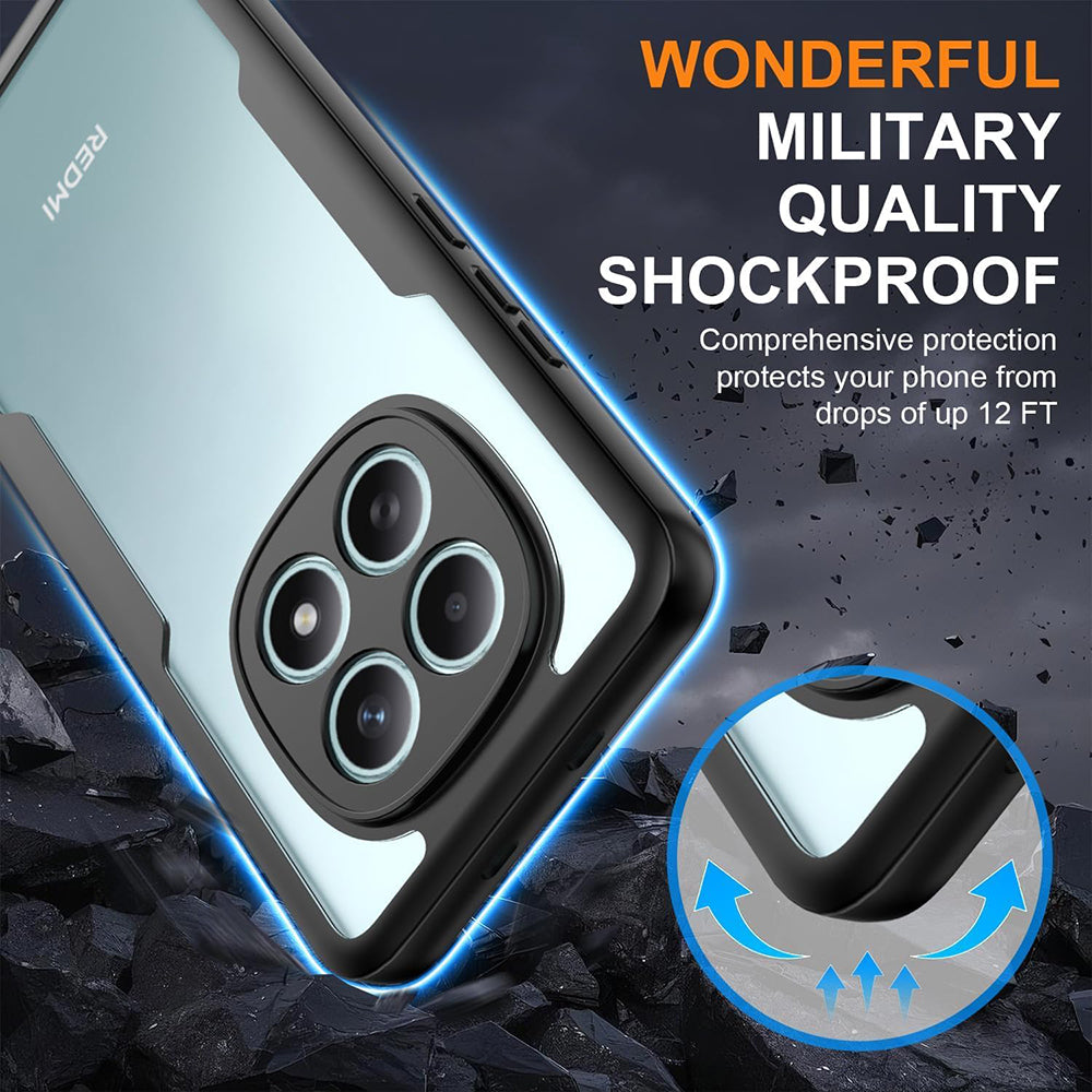 Etui til Xiaomi Redmi Note 15 4G, Techsuit, ColorVerse 360, Sort