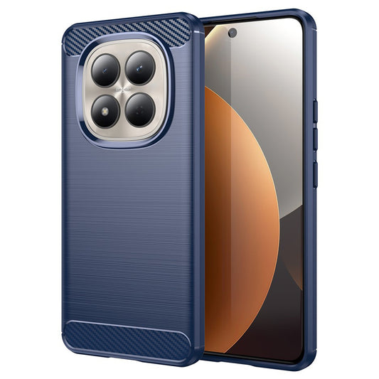 Etui til Xiaomi Redmi Note 15 Pro 4G, Techsuit, Carbon, Blå
