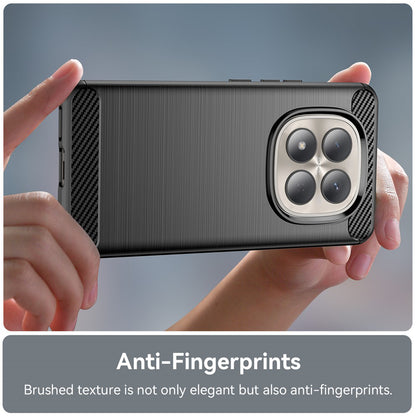 Etui til Xiaomi Redmi Note 15 Pro 4G, Techsuit, Carbon, Sort