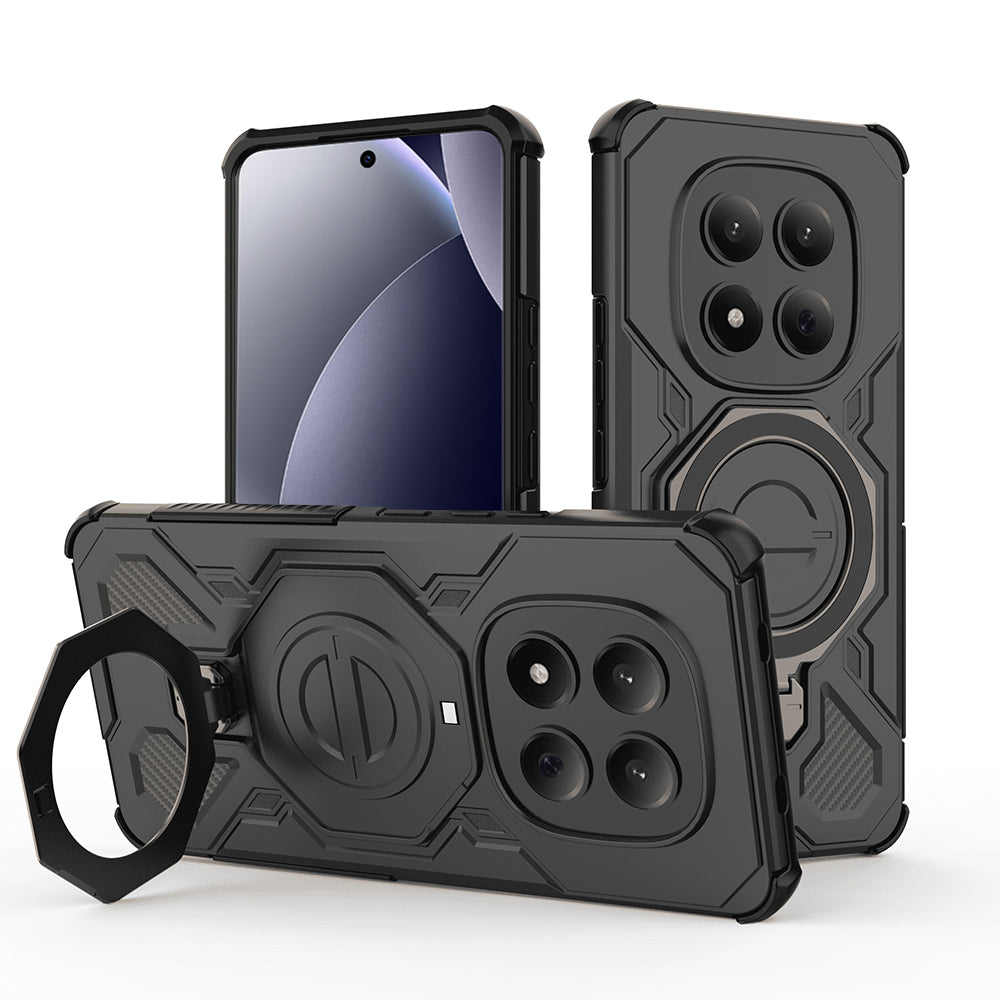 Etui til Xiaomi Redmi Note 15 Pro 4G, Techsuit, Carbon Shield Pro, Sort