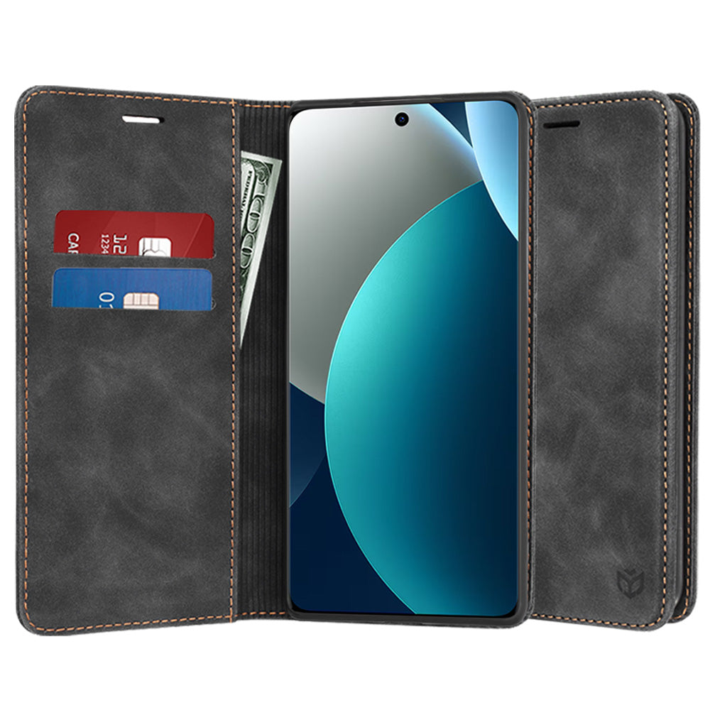 Etui til Xiaomi Redmi Note 15 Pro 4G, Techsuit, Confy, Sort