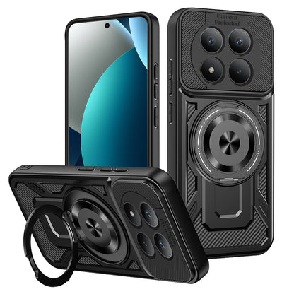 Etui til Xiaomi Redmi Note 15 Pro 4G, Techsuit, RuggedCam, Sort
