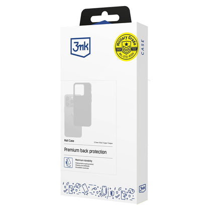 Etui til Xiaomi Redmi Note 15 Pro 5G, 3MK, Mat Sort