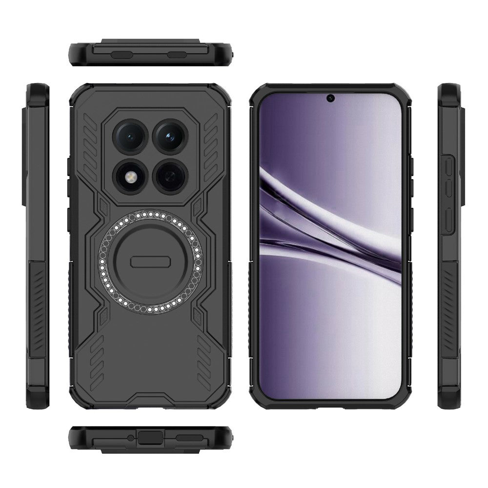 MagSafe cover til Xiaomi Redmi Note 15 Pro 5G, Techsuit, ArmorMag, Sort