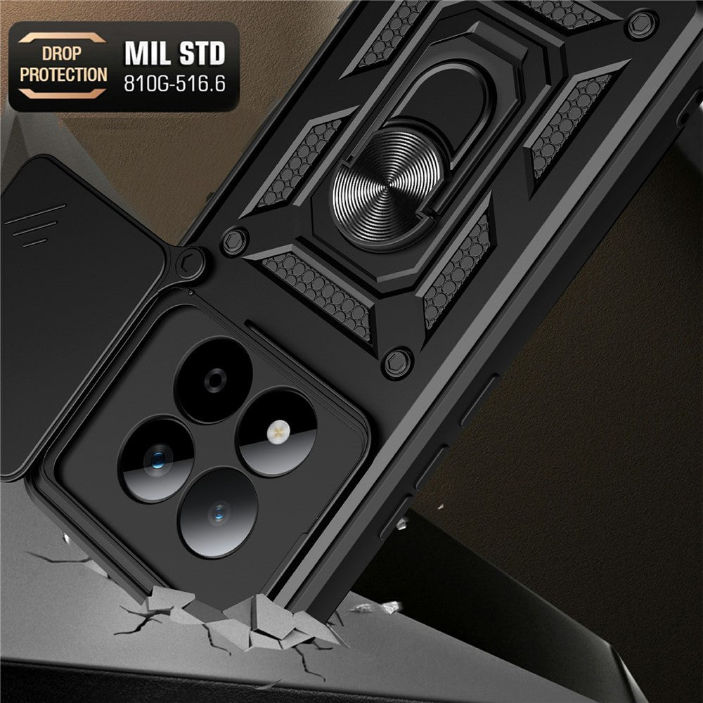 Etui til Xiaomi Redmi Note 15 Pro 5G, Techsuit, CamShield, Gylden Rosa