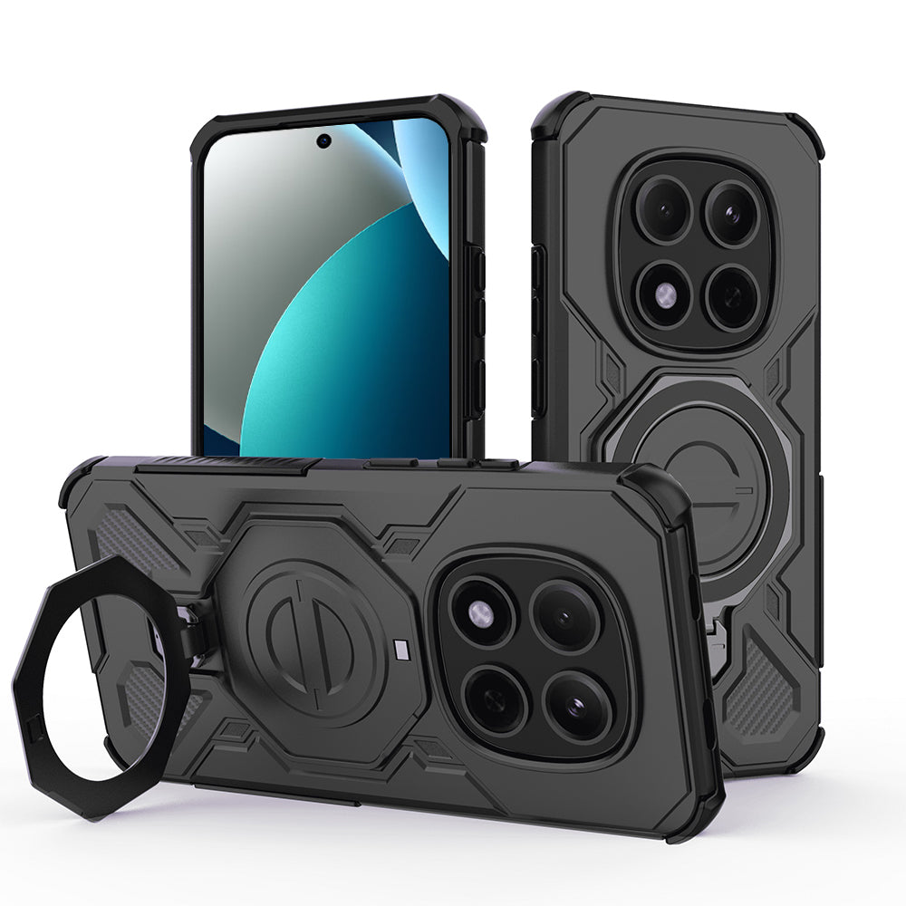 Etui til Xiaomi Redmi Note 15 Pro 5G, Techsuit, Carbon Shield Pro, Sort
