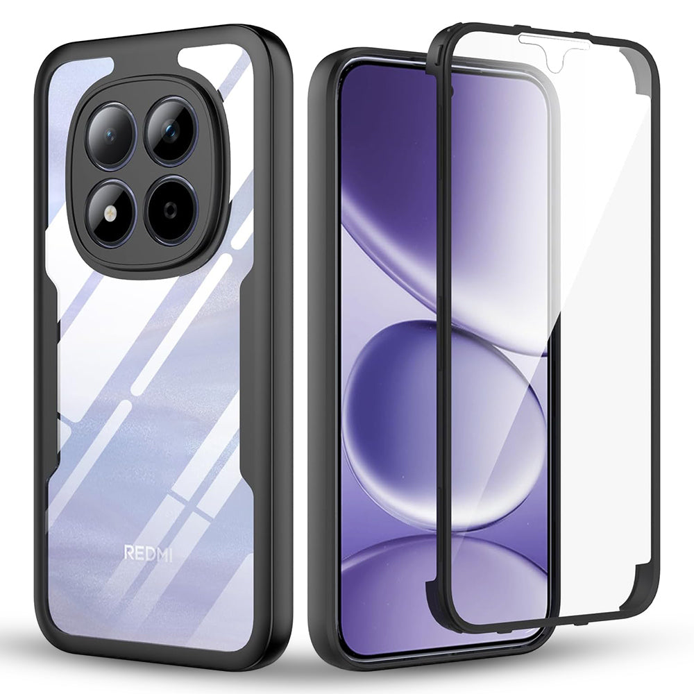 Case for Xiaomi Redmi Note 15 Pro 5G, Techsuit, ColorVerse 360, Black