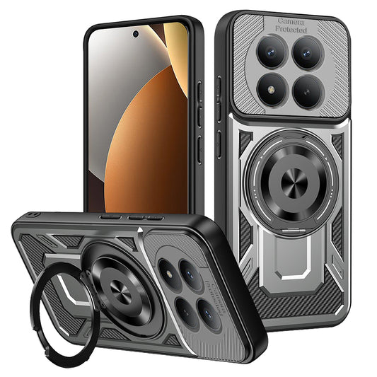 Etui til Xiaomi Redmi Note 15 Pro 5G, Techsuit, RuggedCam, Grå